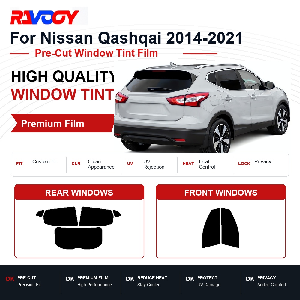 Privacy Screen Protector - Premium Pre-Cut Window Tint For Nissan