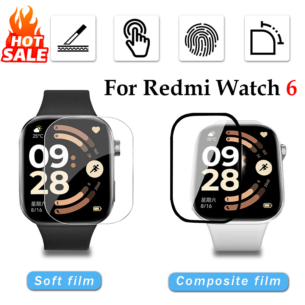 1-5Pcs Soft Film for Xiaomi Re - Smartwatch Screen Film ulasan dan harga