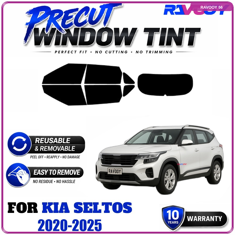 RAVOOY Precut Window Tint, Reu - Air Bubble Remover ulasan dan harga