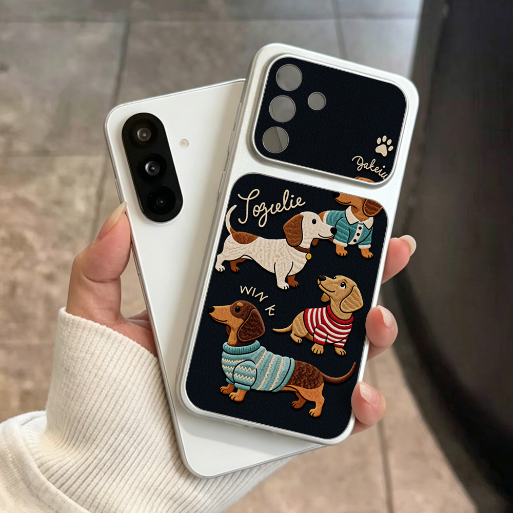 Cartoon Dachshund Phone Case F - Camera Lens Protector ulasan dan harga