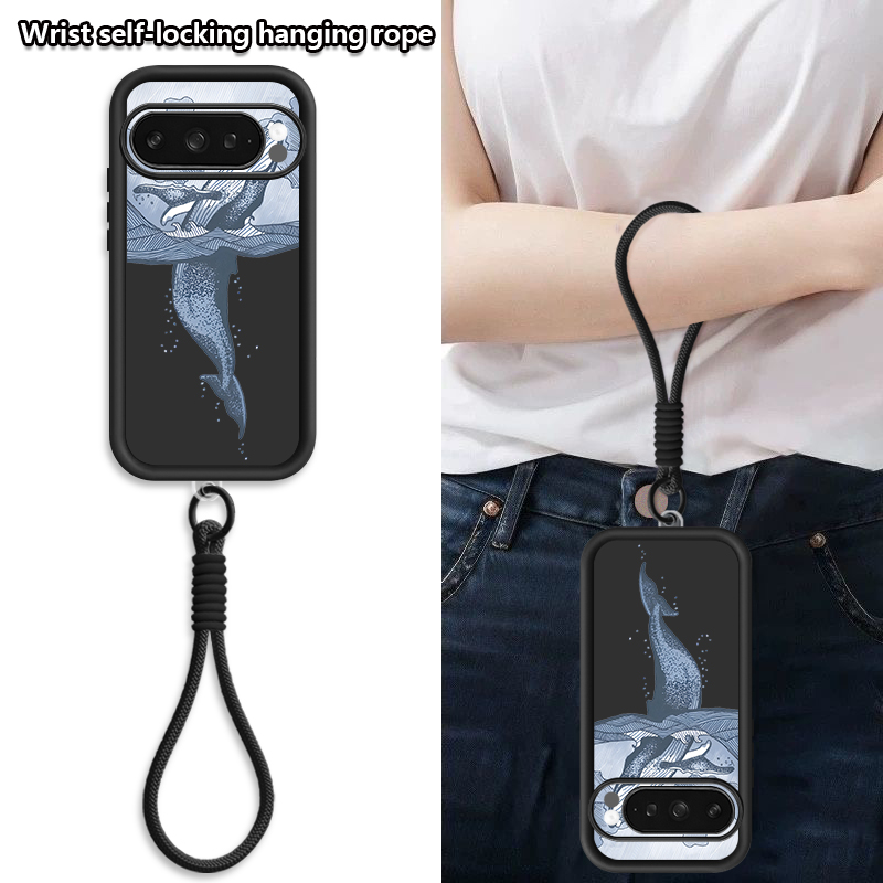 Humpback Whale Print Wrist Str - Google Pixel 8A ulasan dan harga