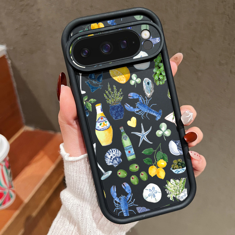 Ocean Whale Patterned TPU Phon - Google Pixel 8A ulasan dan harga