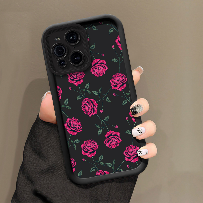 Silicone Flower Phone Case For - Oppo Find X8 ulasan dan harga