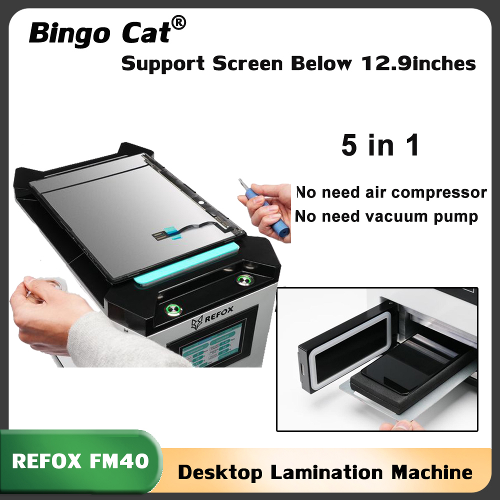 REFOX FM-40 5in1 Laminating Ma - Screen Alignment Tool ulasan dan harga