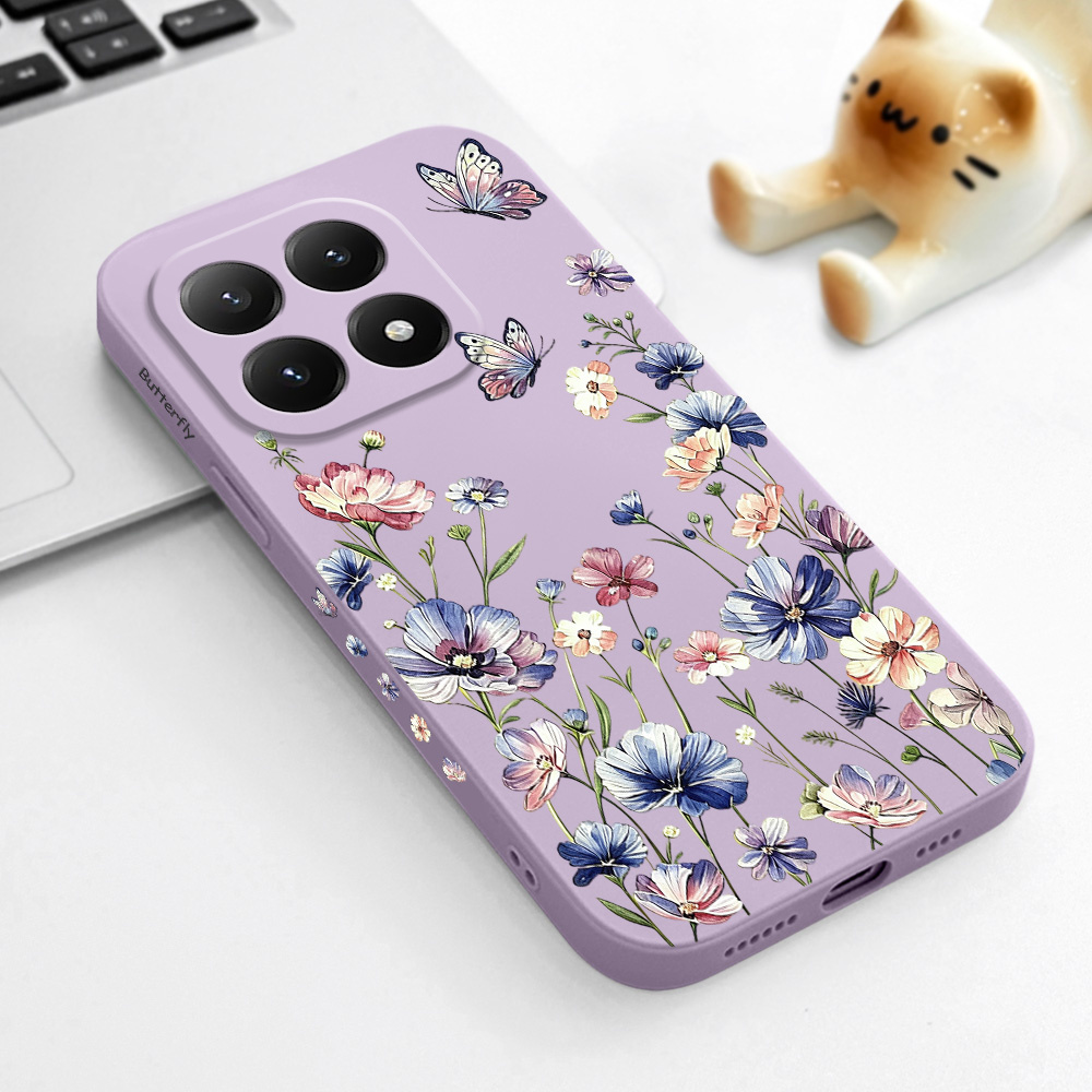 Butterfly Hush Phone Case For  - Xiaomi Poco X6 ulasan dan harga