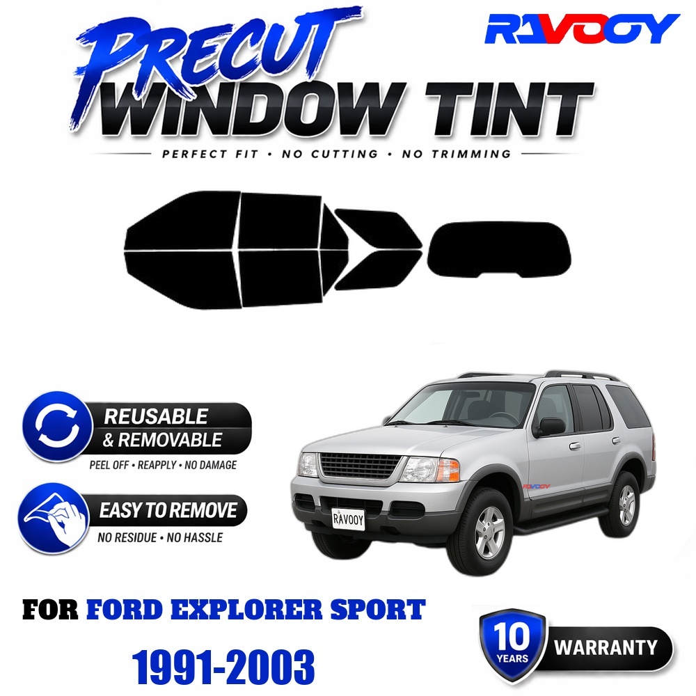 RAVOOY Precut Window Tint, Reu - Air Bubble Remover ulasan dan harga
