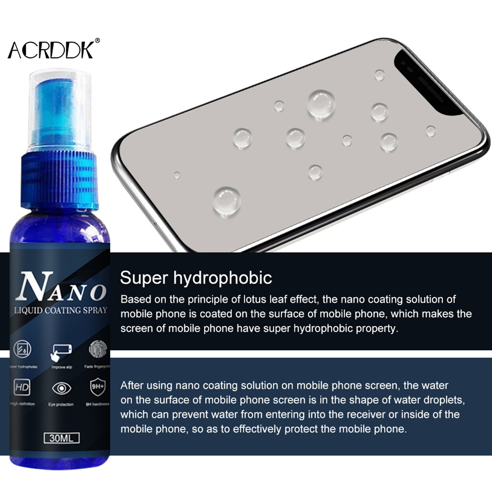 Nano Liquid Glass Screen Prote - Oleophobic Coating Spray ulasan dan harga