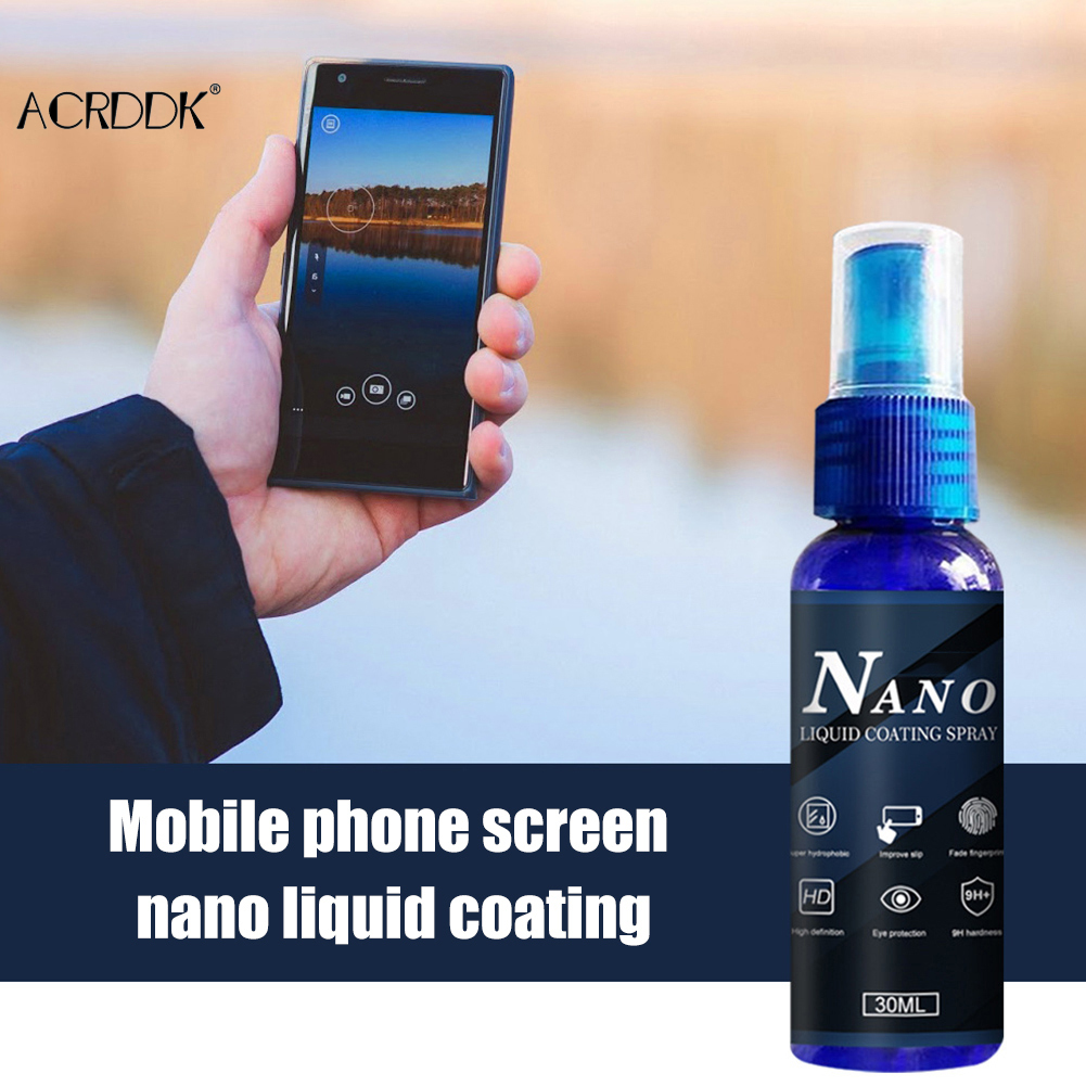 Nano Liquid Glass Screen Prote - Oleophobic Coating Spray ulasan dan harga