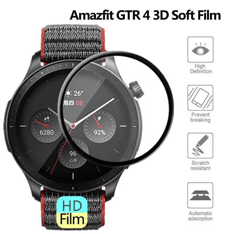 For Amazfit GTR 4 Screen Prote - Smartwatch Screen Film ulasan dan harga